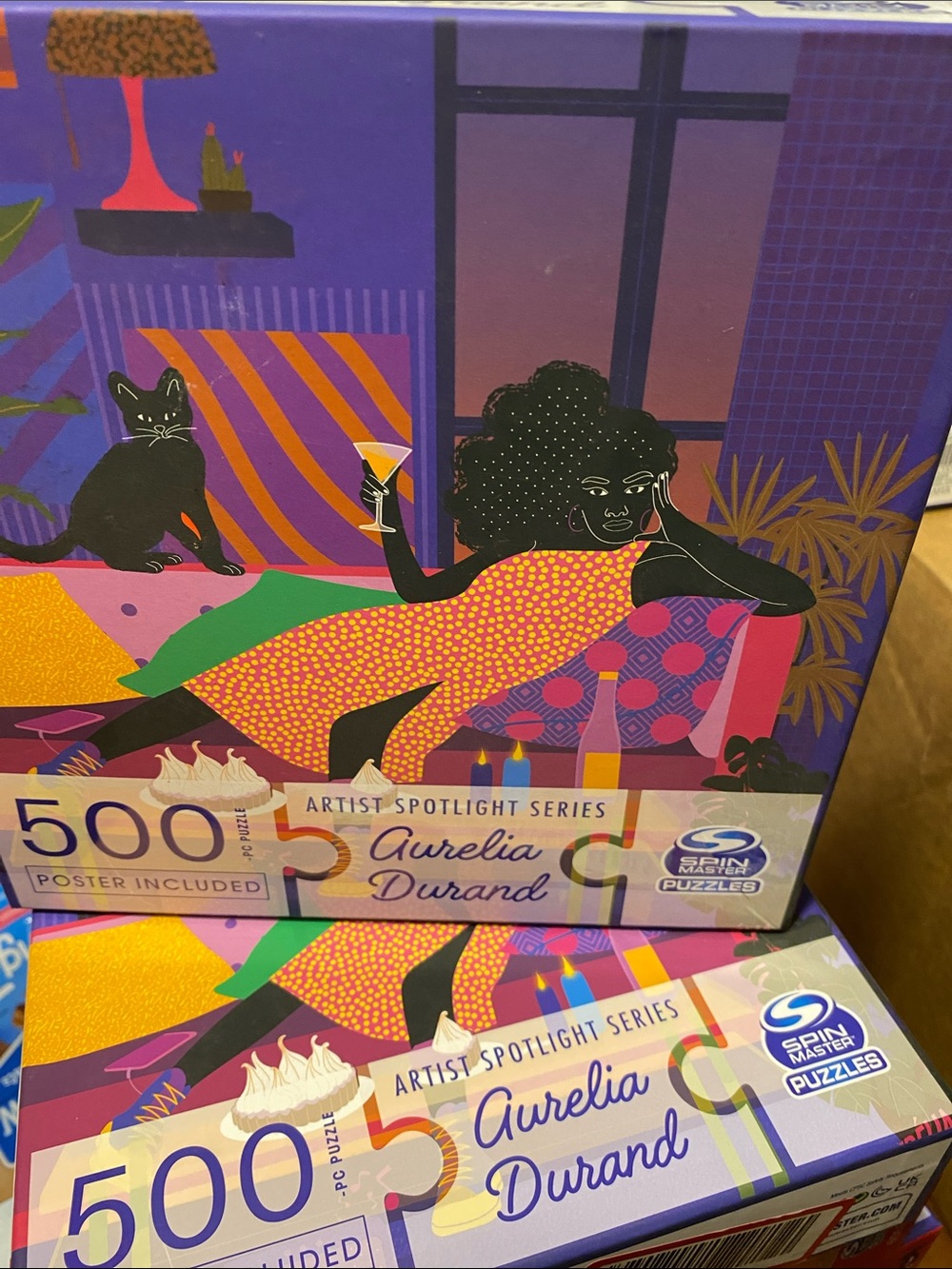 Aurelia Durand 500-Piece Artist Spotlight Puzzle — Purple & Pink
